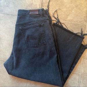 Cropped raw hem L.L. Bean jeans
